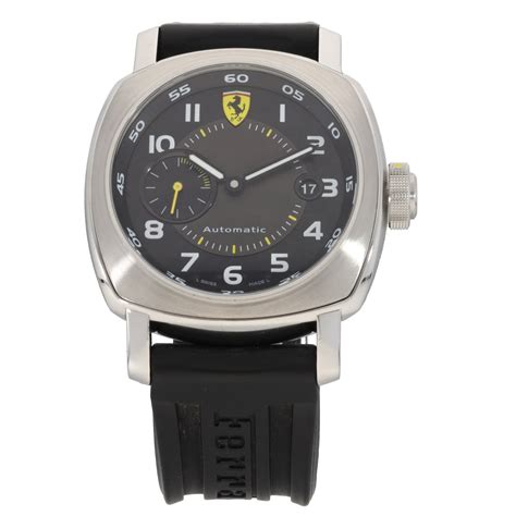 Panerai Ferrari F6654 42mm Stainless Steel Watch 